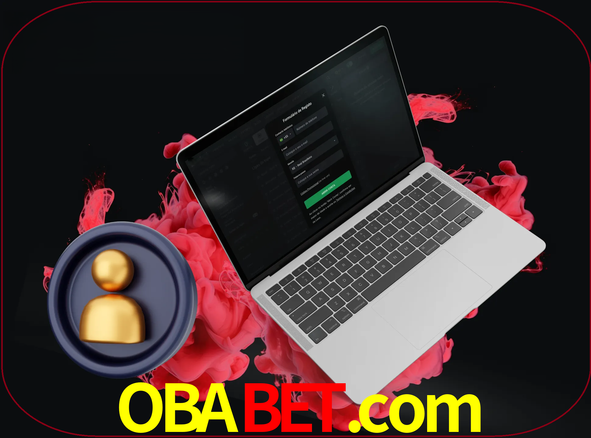 No cabeçalho do site obabet, clique no botão que o levará a um formulário especial onde terá de introduzir as suas informações actuais.