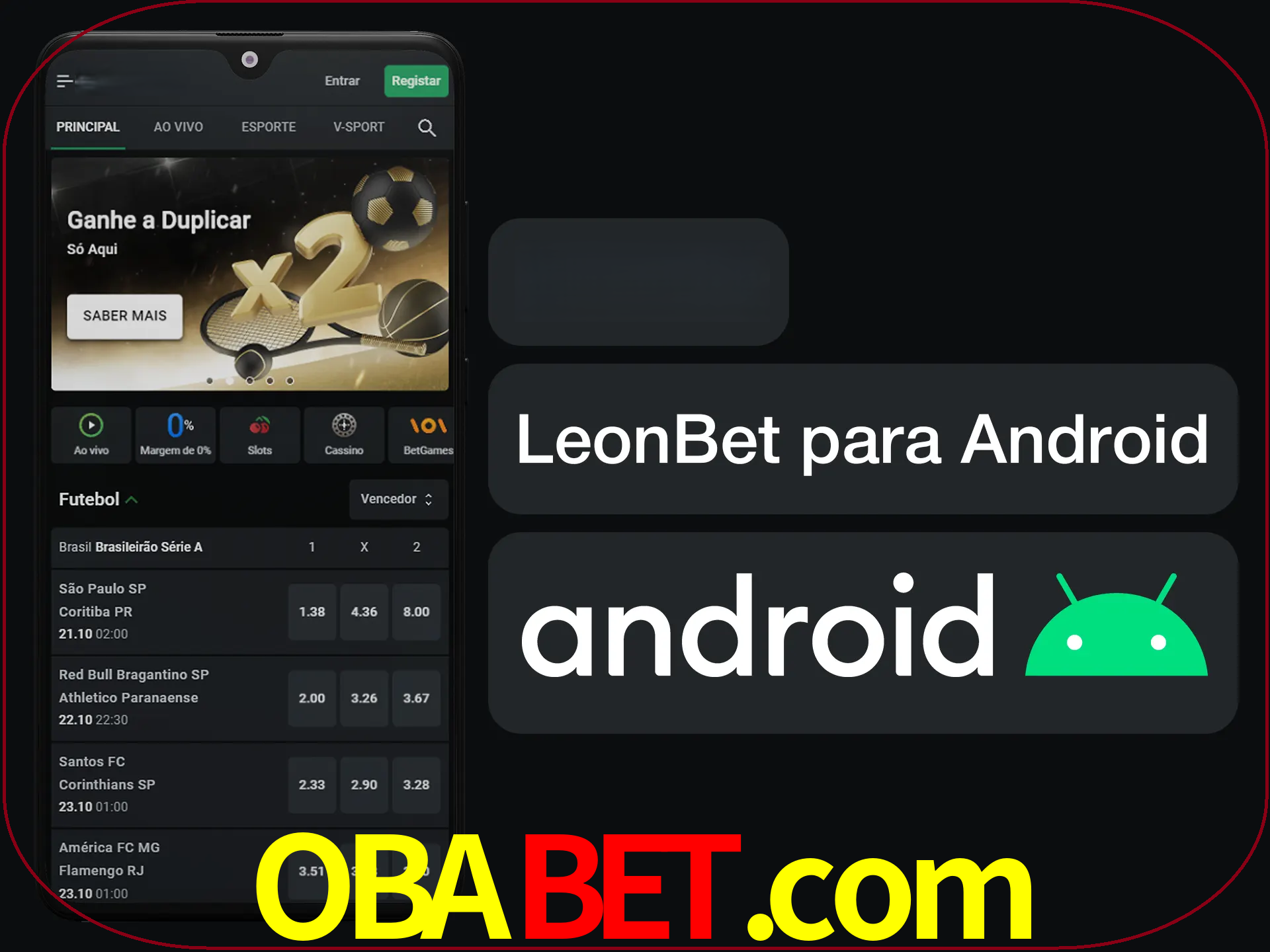 Adquira sua versão poket de LeonBet.