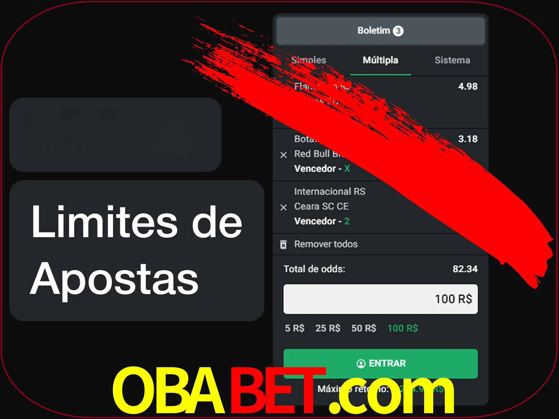 Não faça apostas loucas.